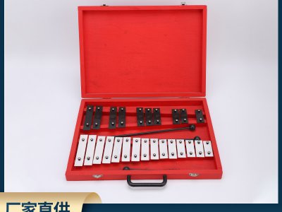 25音鋁板琴奧爾夫樂(lè )器 兒童木質(zhì)盒裝幼教寓教于樂(lè )打擊樂(lè )器手敲琴